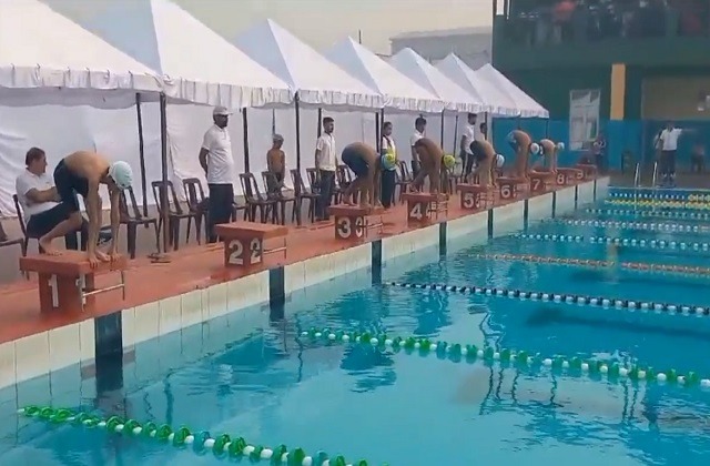 CBSE छात्रों की सोनीपत तैराकी प्रतियोगिता में देश-विदेश से आए बच्चे