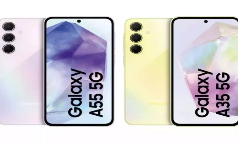 Samsung Galaxy A35 और Galaxy A55 Price