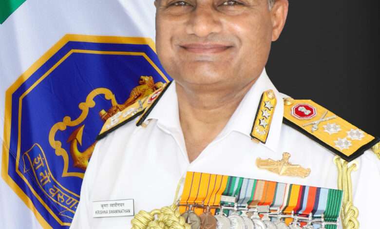 वाइस एडमिरल कृष्णा स्वामीनाथन, एवीएसएम, वीएसएम ने नौसेना उपप्रमुख का कार्यभार संभाला