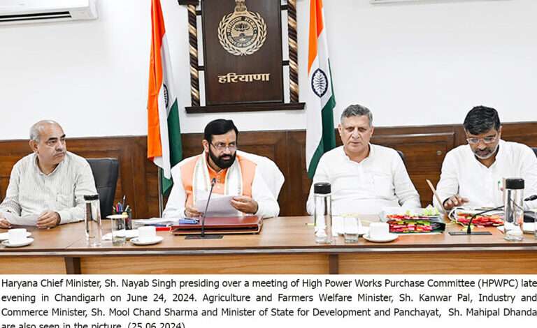 CM Saini की अध्यक्षता में हुई एचपीपीसी और एचपीडब्ल्यूपीसी की बैठक