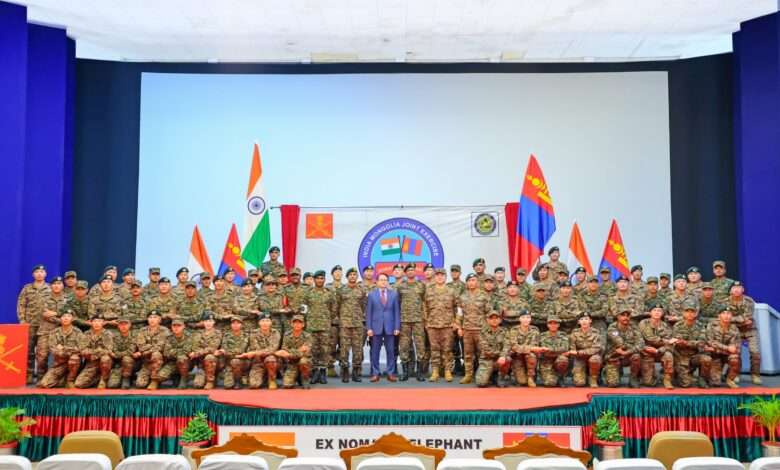 India-Mongolia Joint Military अभ्यास नोमैडिक एलीफेंट मेघालय में आरंभ