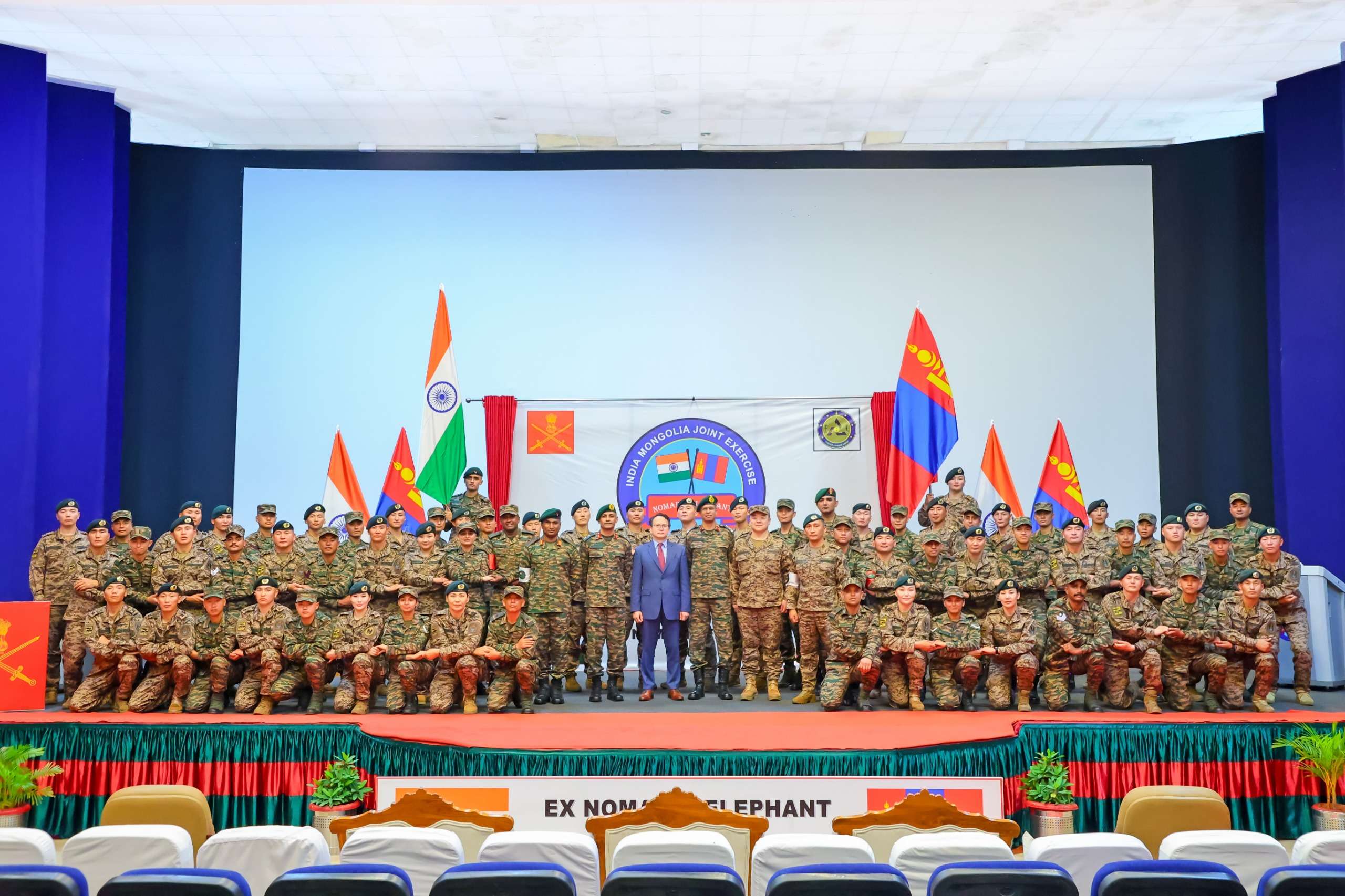 India-Mongolia Joint Military अभ्यास नोमैडिक एलीफेंट मेघालय में आरंभ