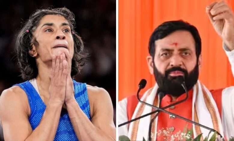 "मुझे आप पर गर्व है"..। CM Nayab Saini ने घोषणा की कि विनेश फोगाट को मेडलिस्ट सम्मान मिलेगा