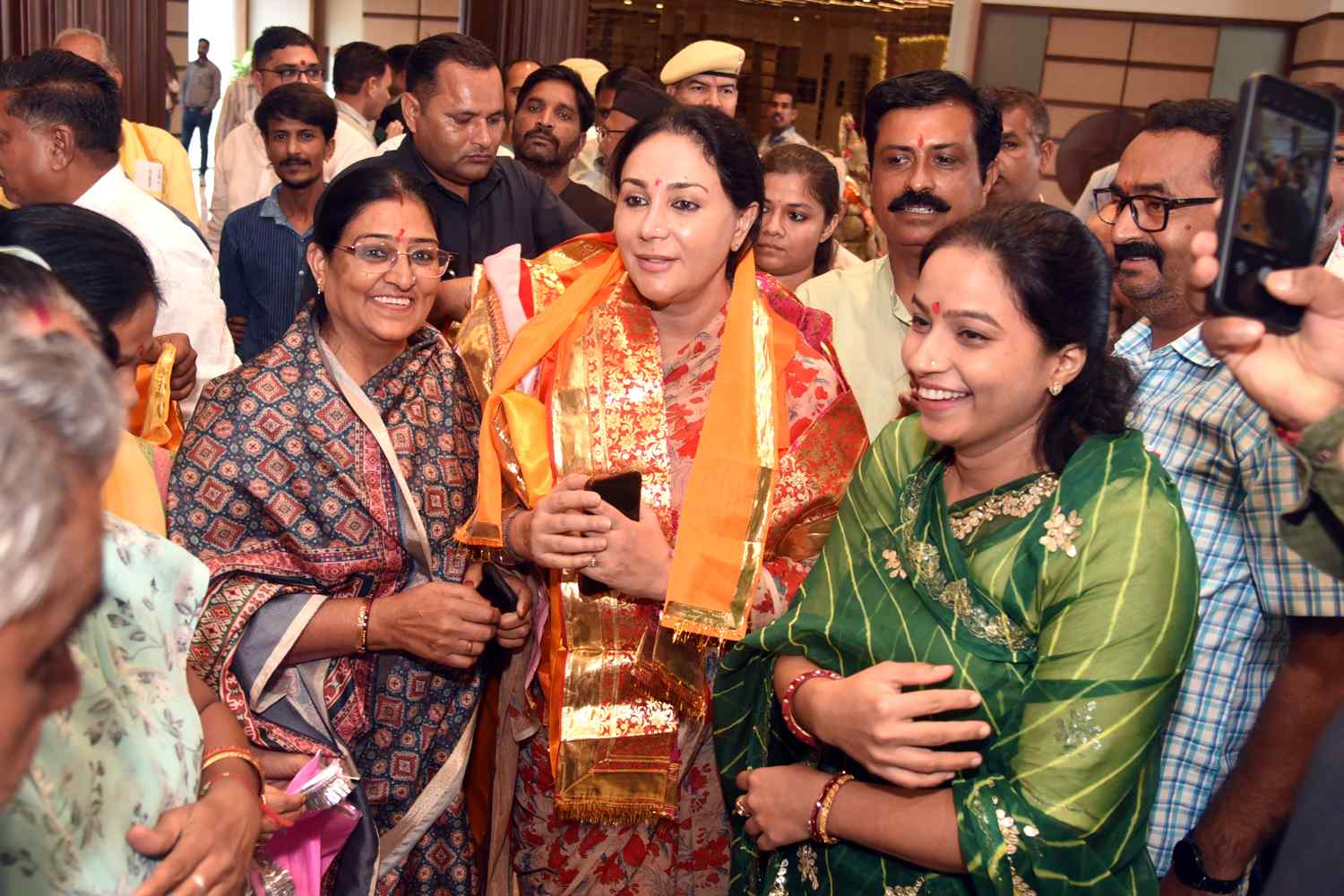 Deputy CM Diya Kumari का नाथद्वारा में किया स्वागत