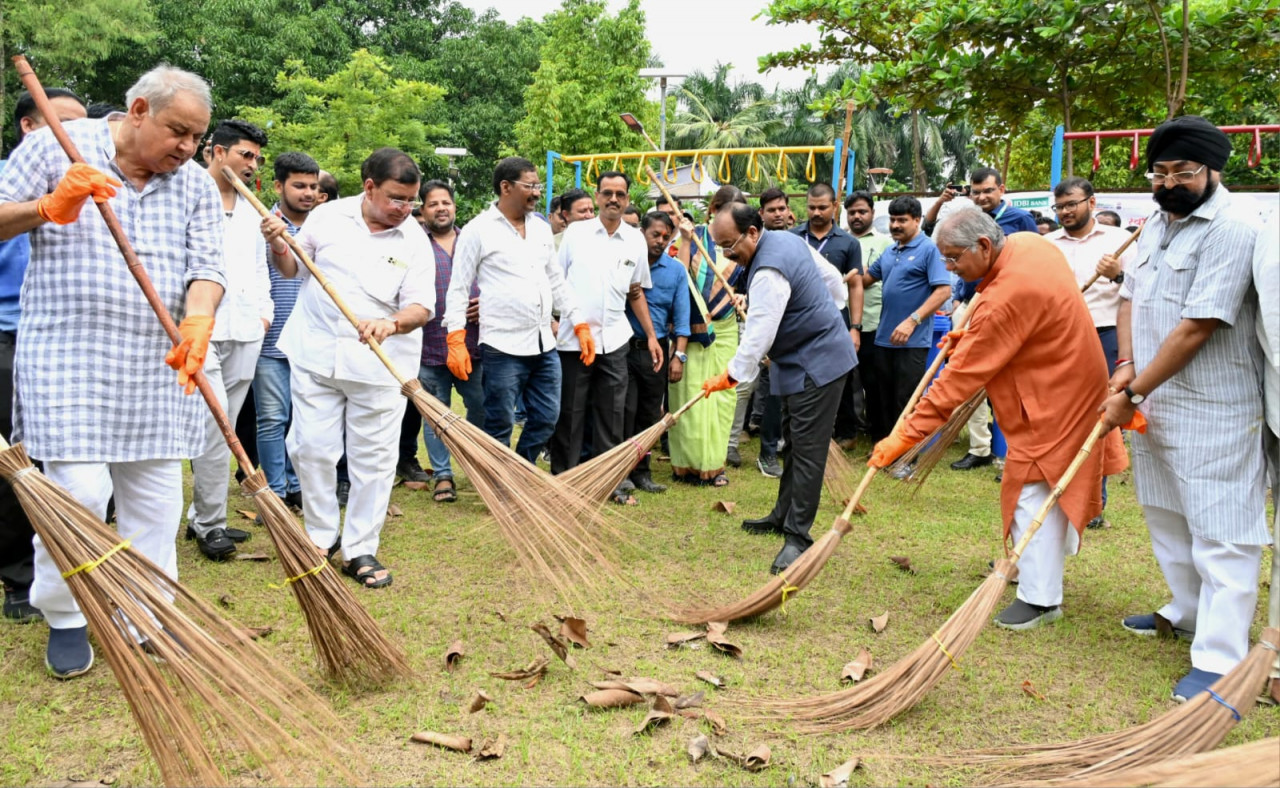  Deputy CM Shri Sao ने स्वच्छता मैराथन को दिखाई हरी झंडी