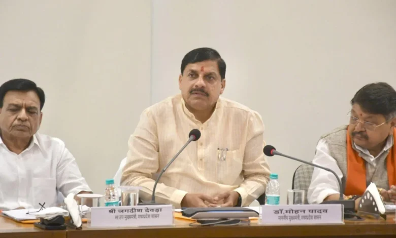 CM Dr. Mohan Yadav ने माँ नर्मदा नदी के समग्र विकास पर ली मंत्रीमंडल समिति की बैठक