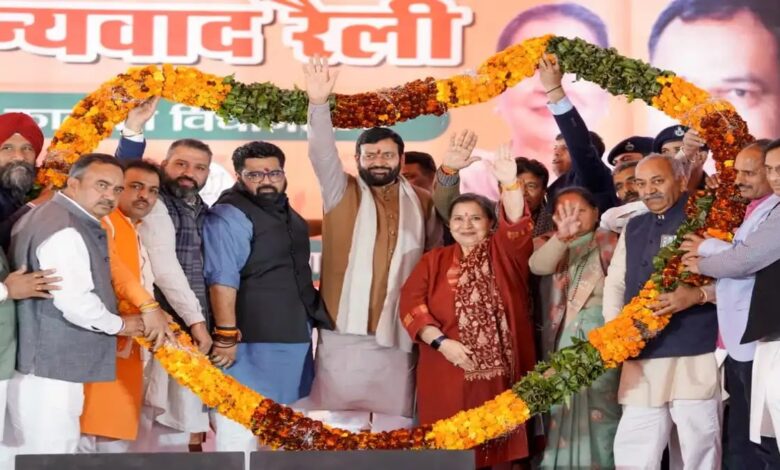 हरियाणा के CM Nayab Saini की धन्यवाद रैली, कालका को मिली 25 करोड़ रुपये की सौगात