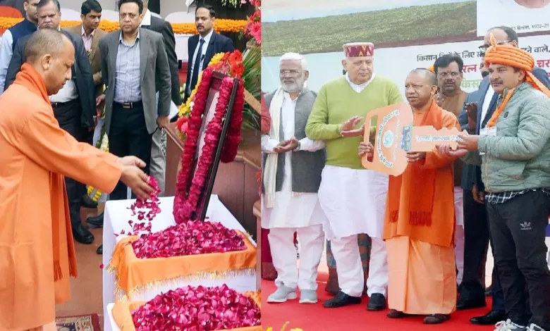 CM Yogi Adityanath ने चौधरी चरण सिंह जी की प्रतिमा पर पुष्प अर्पित कर, उन्हें विनम्र श्रद्धांजलि अर्पित की