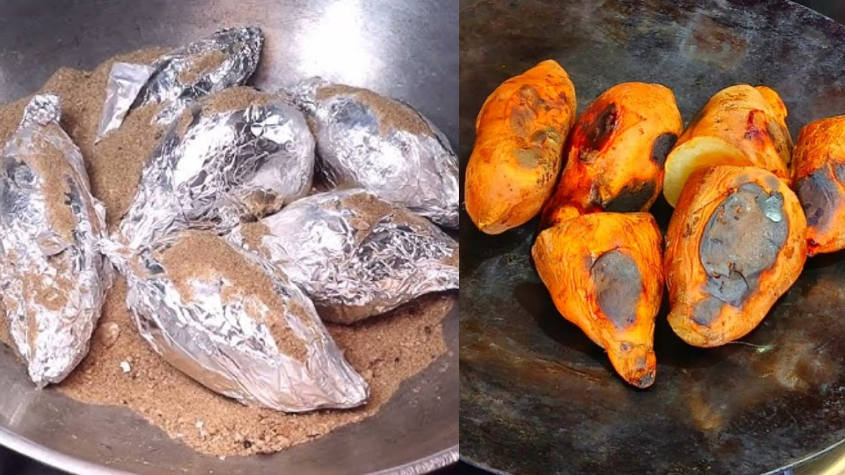 Easy ways to roast sweet potatoes: बिना कोयला-अंगीठी के इस तरह गैस पर भूने जाने वाले मीठे शकरकंद का स्वाद चूल्हे जैसा होगा, और आप शकरकंद को हर दिन भूनकर खाएंगे।