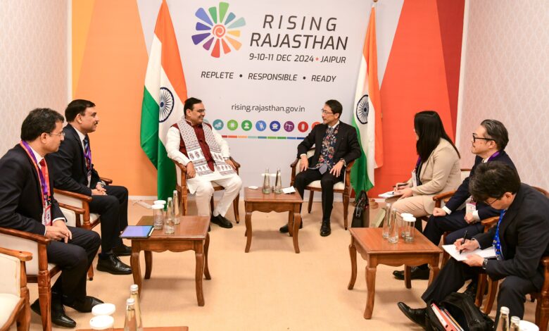 CM Bhajan Lal Sharma की राजनयिकों, उद्योगपति और निवेशकों से मुलाकातें