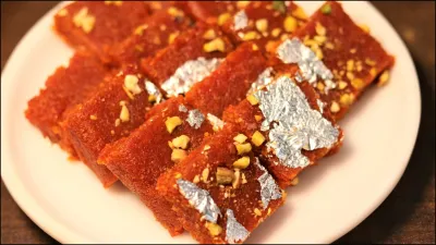 Gajar ki Barfi Recipe: सर्दियों में इस सब्जी से बनी बर्फी से मुंह मीठा करें; आप गाजर के हलवे का स्वाद भूल जाएंगे।