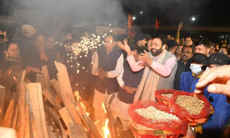 मुख्यमंत्री नायब सिंह सैनी ने लोहड़ी की सौगात दी, 10 करोड़ रुपये के विकास कार्यों की घोषणा