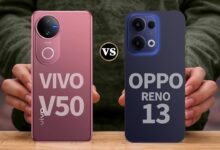 OPPO Reno 13 vs. Vivo V50: मिड रेंज स्मार्टफोन में पूर्ण कंपैरिजन जानें, कौन है ज्यादा बेहतर