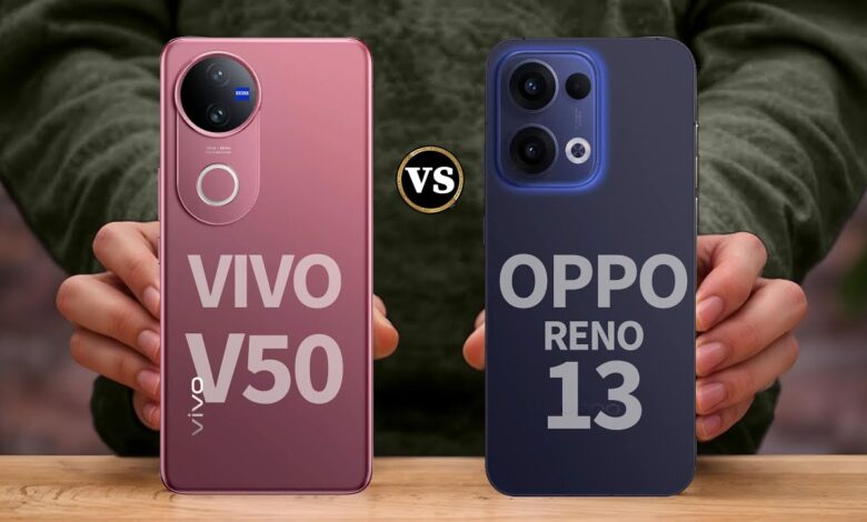 OPPO Reno 13 vs. Vivo V50: मिड रेंज स्मार्टफोन में पूर्ण कंपैरिजन जानें, कौन है ज्यादा बेहतर