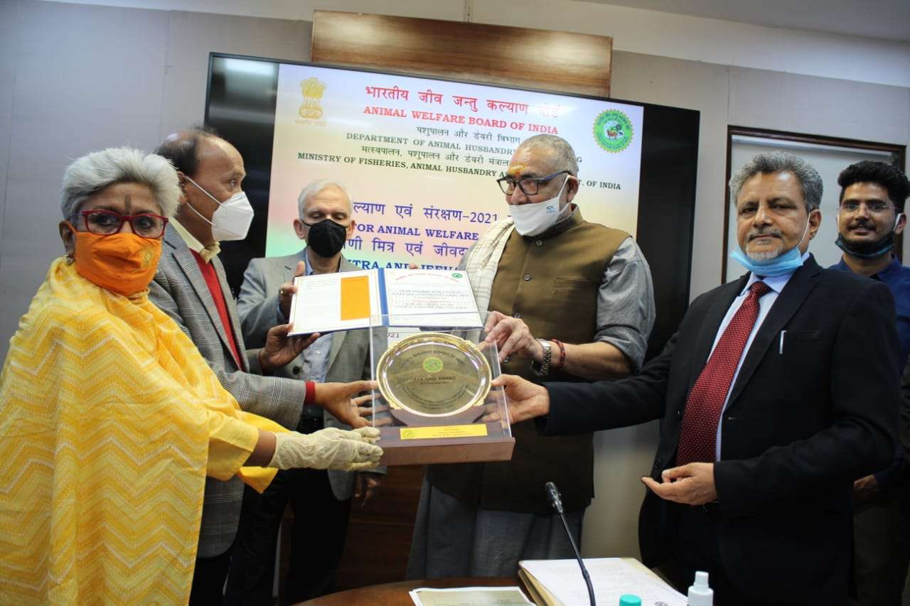 नई दिल्ली में भारतीय जीव जंतु कल्याण बोर्ड पशु संरक्षण चैंपियनों को सम्मानित करेगा।