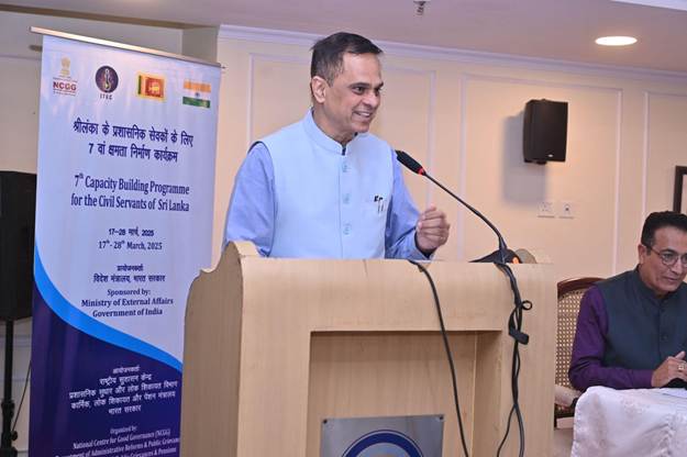 श्रीलंका लोक सेवकों के लिए 7वां क्षमता निर्माण कार्यक्रम राष्ट्रीय सुशासन केंद्र (NCG) में संपन्न।