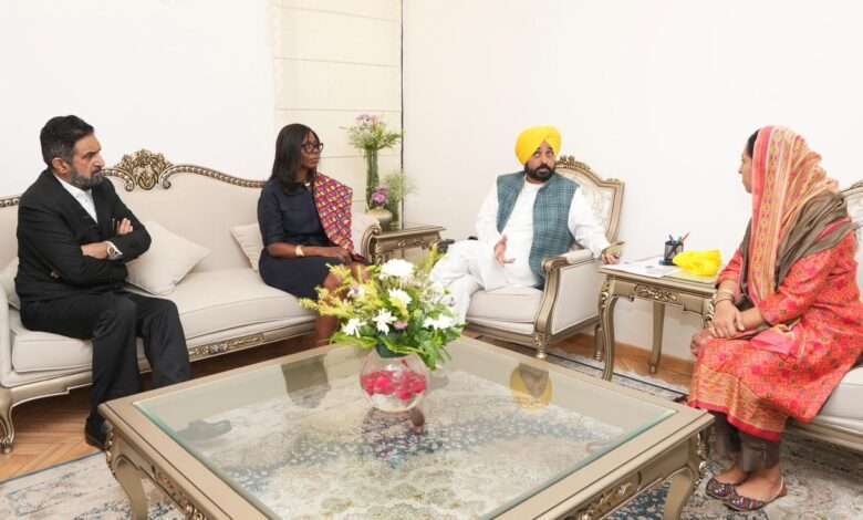 इंग्लैंड और वेल्स की बार काउंसिल के प्रतिनिधिमंडल ने भगवंत मान से की मुलाकात !