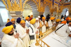 श्री गुरु तेग बहादर साहिब जी के 350वें शहीदी दिवस को समर्पित आयोजनों की शुरुआत के लिए भगवंत मान सरकार ने गुरु साहिब से लिया आशीर्वाद !