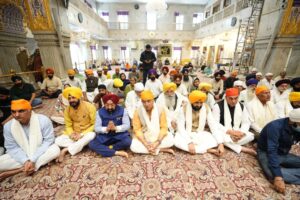 श्री गुरु तेग बहादर साहिब जी के 350वें शहीदी दिवस को समर्पित आयोजनों की शुरुआत के लिए भगवंत मान सरकार ने गुरु साहिब से लिया आशीर्वाद !