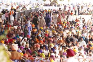 श्री गुरु तेग बहादुर जी के 350वें शहीदी दिवस को समर्पित क्रमवार समागमों की समाप्ति के अवसर पर राज्य स्तरीय समारोह में भगवंत सिंह मान और अरविंद केजरीवाल ने संगत के साथ की शिरकत !