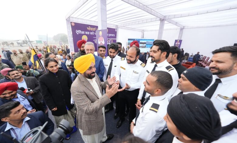 पायलट प्रशिक्षण को किफायती बनाकर पंजाब ने विमानन करियर पर अमीरों के एकाधिकार को तोड़ा: मुख्यमंत्री भगवंत सिंह मान !