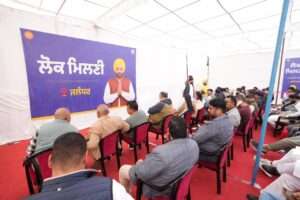 मुख्यमंत्री भगवंत सिंह मान एक महीने में दूसरी बार जालंधर पहुंचे, लोक मिलनी के दौरान मौके पर ही किया शिकायतों का निपटारा !