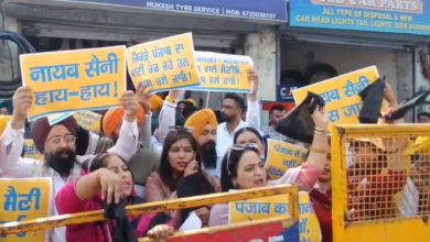 किसानों और व्यापारियों की दुश्मन है भाजपा! 'आप' कार्यकर्ताओं ने सीएम सैनी को दिखाए काले झंडे