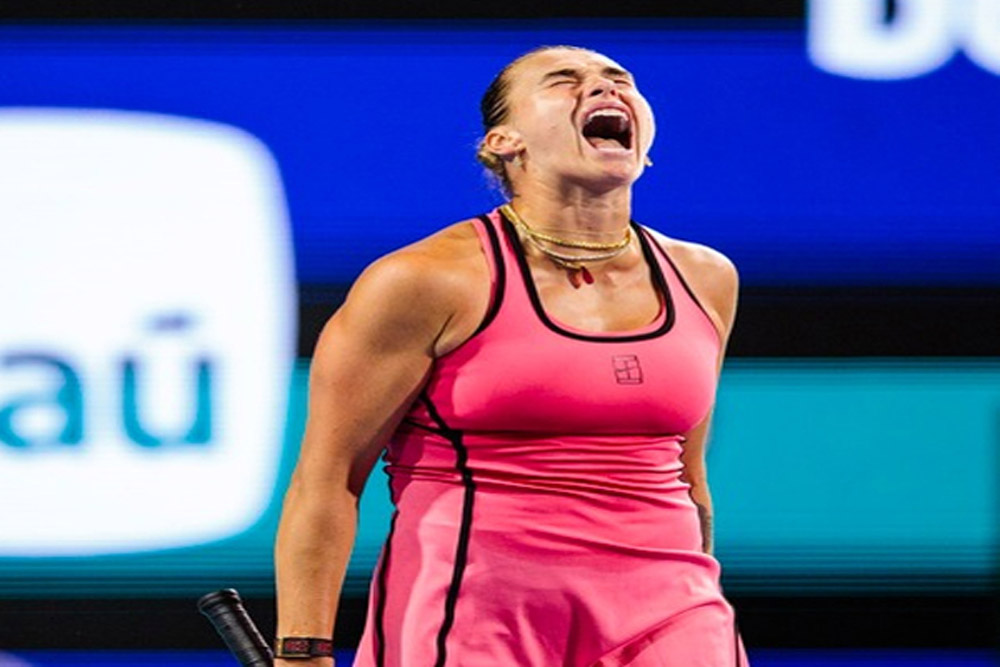 सनशाइन डबल पूरा कर दिग्गज खिलाड़ियों की सूची में शामिल हुई सबालेंका