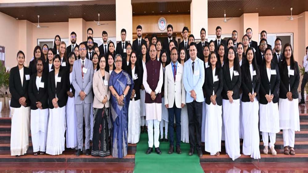 प्रशिक्षु न्यायाधीश लोकतंत्र के तीसरे स्तंभ के रूप में निभाएंगे अहम भूमिका: मुख्यमंत्री साय