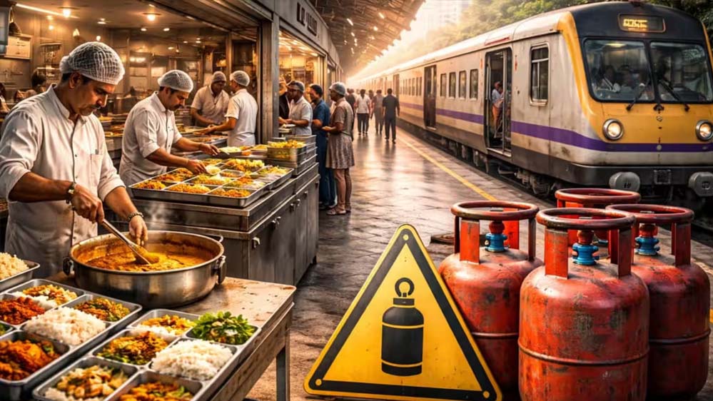 LPG संकट के बीच IRCTC की तैयारी: ट्रेनों में इंडक्शन व रेडी-टू-ईट फूड की वैकल्पिक व्यवस्था, WCR में 25 क्लस्टर किचन