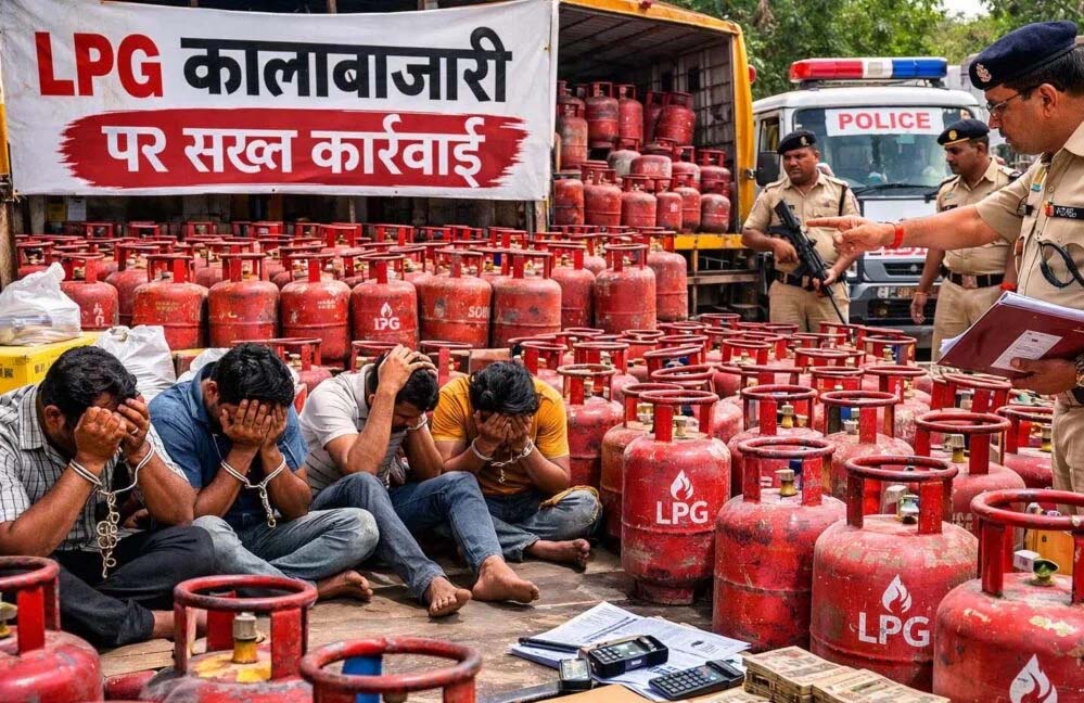 LPG सिलेंडर कालाबाजारी पर कड़ी नजर, 2,554 जगहों पर की गई छापेमारी और निरीक्षण