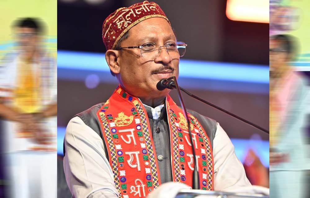 CM साय छत्तीसगढ़ सिंधी सेवा महापंचायत द्वारा आयोजित 'चन्ड्र जी रात, सिंधिन जो मेलो – आनंद मेलो' में शामिल हुए