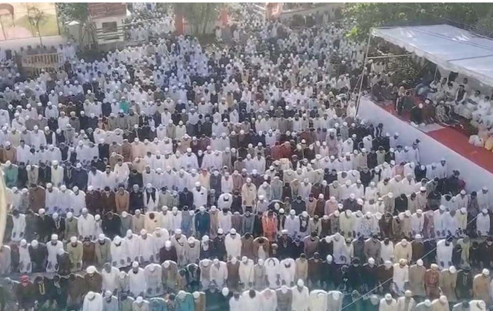 भोपाल में ईद के बाद नारे - अमेरिका-इजराइल मुर्दाबाद, सुन्नी और शिया मस्जिदों में अलग-अलग आयोजन