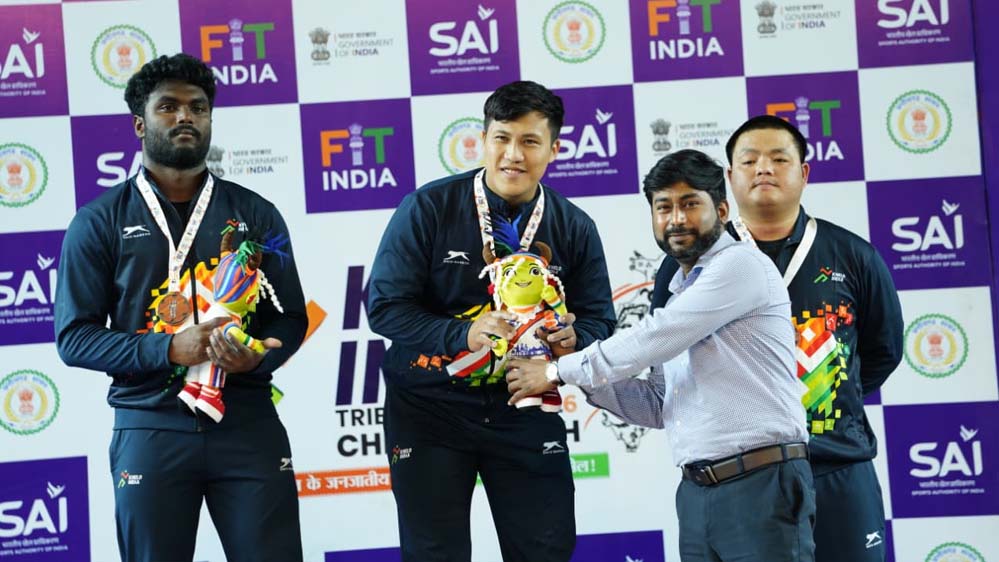 भारत्तोलन पुरुष 88 किग्रा वर्ग में अरुणाचल के रुबा ताडु बने चैंपियन