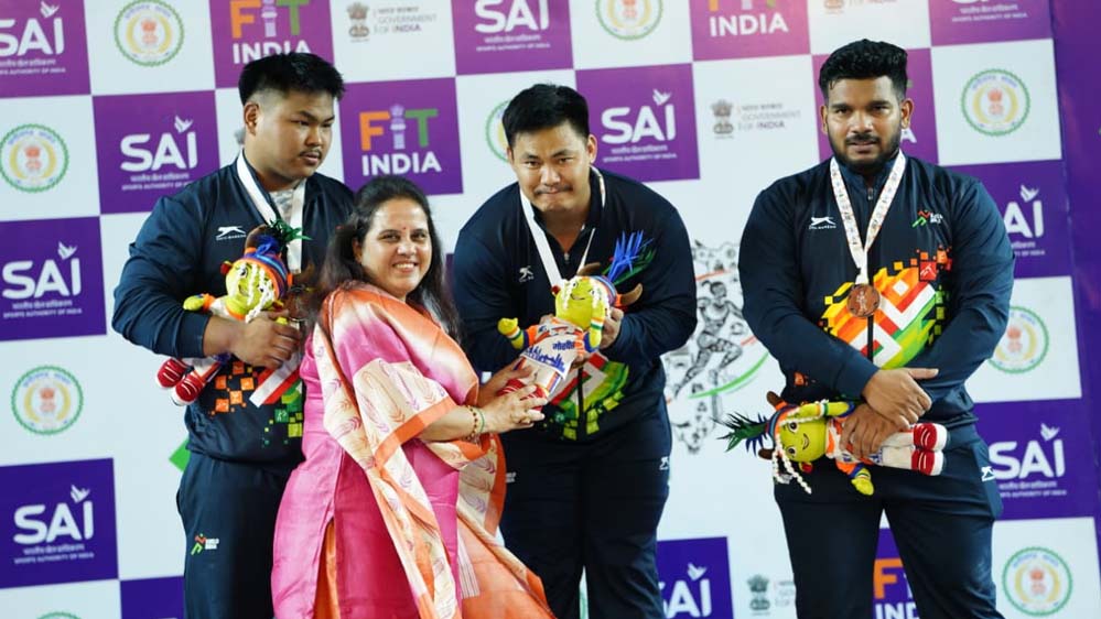 वेटलिफ्टिंग स्पर्धा में अरुणाचल पुरुष और असम महिला वर्ग ने जीते ओवरऑल चैम्पियन का खिताब