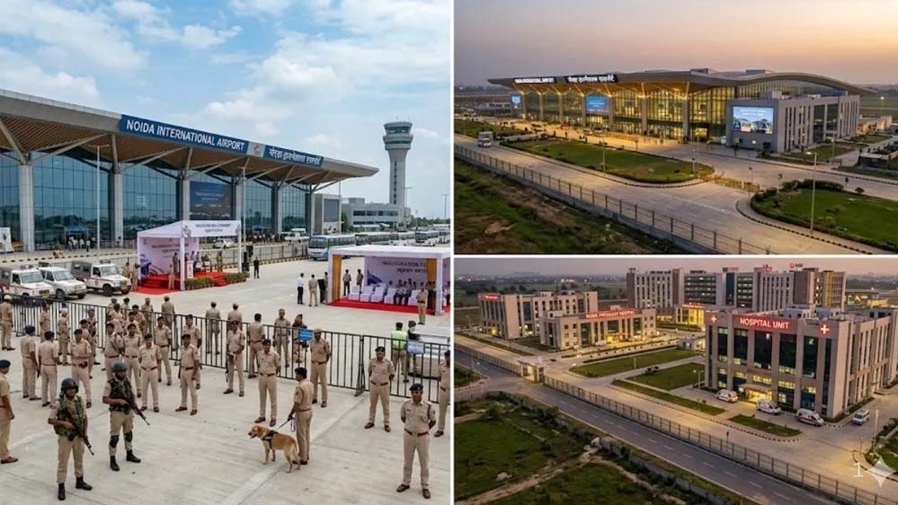 चप्पे-चप्पे पर पहरा, जेवर इंटरनेशनल एयरपोर्ट बना अभेद्य किला