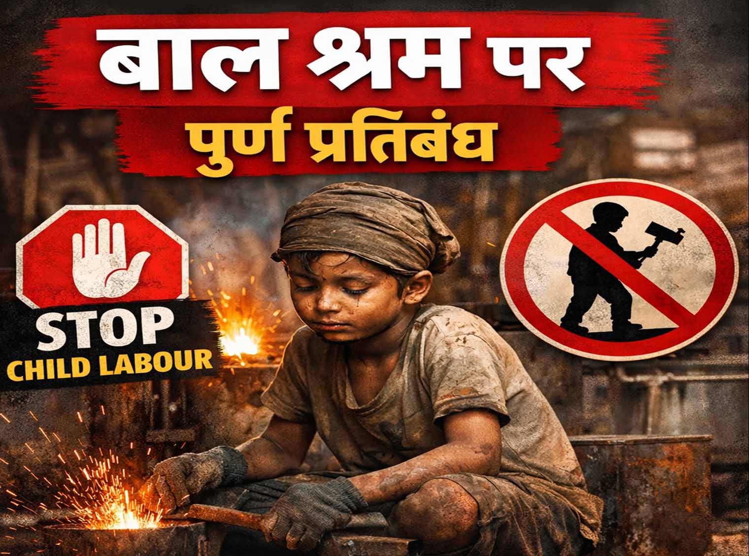 बाल श्रम पर कड़ा प्रहार: खतरनाक उद्योगों में पूर्ण प्रतिबंध, नियम तोड़ने पर ‘जीरो रेटिंग’