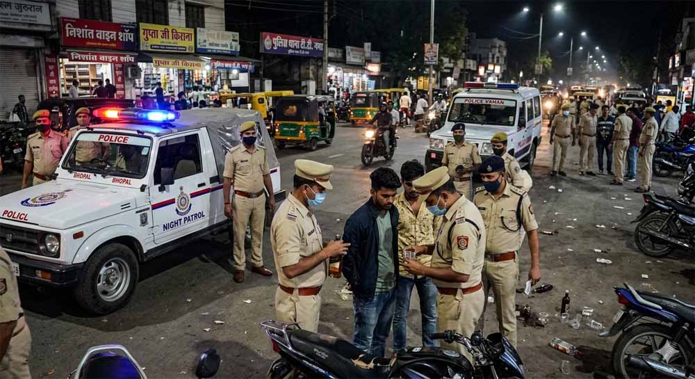 DCP के निर्देश पर बड़ा एक्शन: भोपाल में सार्वजनिक जगहों पर शराब पीने वालों की खैर नहीं