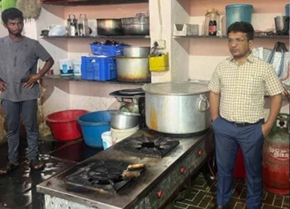 बीजापुर में बड़ी कार्रवाई: होटल-ढाबों में घरेलू गैस के व्यावसायिक उपयोग पर प्रशासन सख्त