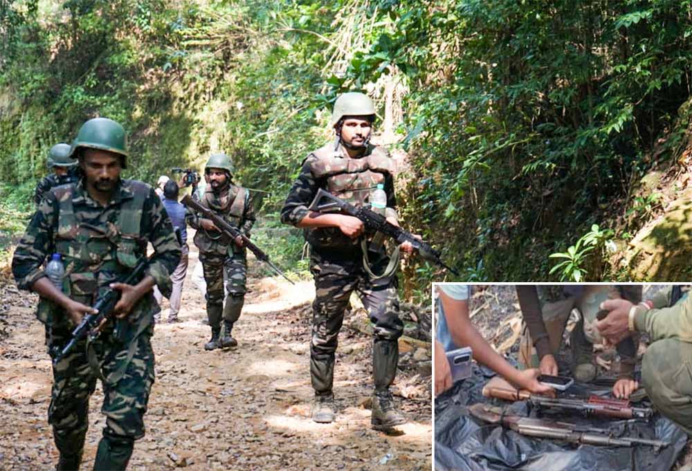 सुरक्षा बलों की बड़ी कामयाबी: CG के जंगल से भारी मात्रा में हथियार बरामद