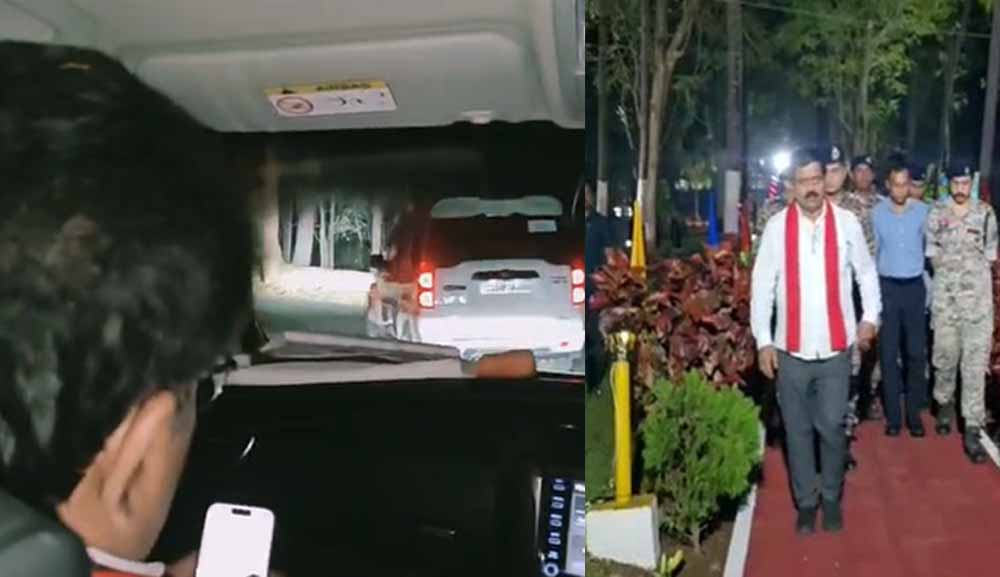 बस्तर में गृहमंत्री का अचानक दौरा: रात में CRPF कैंप पहुंचे विजय शर्मा, सुरक्षा बनी चुनौती