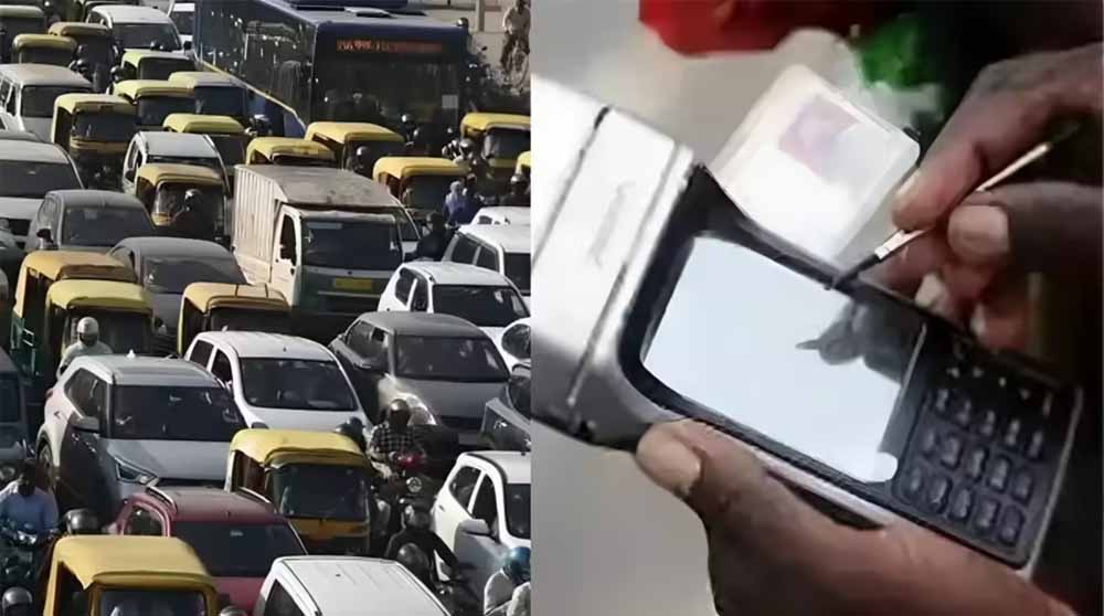 ट्रैफिक नियमों की अनदेखी: गुरुग्राम में हजारों चालान के बाद भी नहीं रुके बिना नंबर वाहन