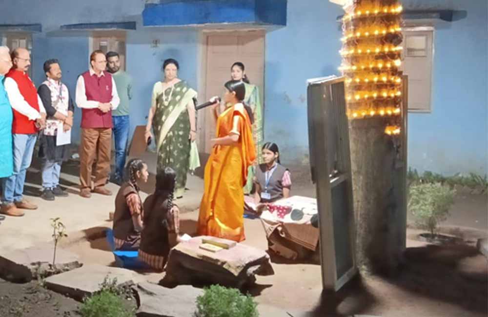 शासकीय आदर्श आवासीय कन्या संस्कृत विद्यालय ‘गार्गी’ में सजे सांस्कृतिक रंग, वार्षिक उत्सव रहा यादगार