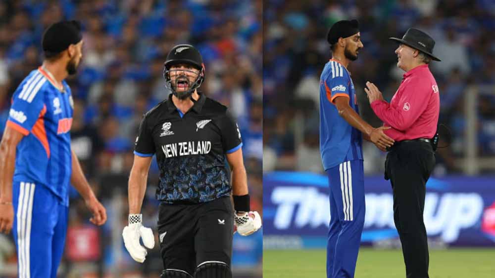 मैदान पर गुस्सा पड़ा भारी! डेरिल मिचेल की ओर गेंद फेंकने पर अर्शदीप सिंह को ICC ने किया दंडित