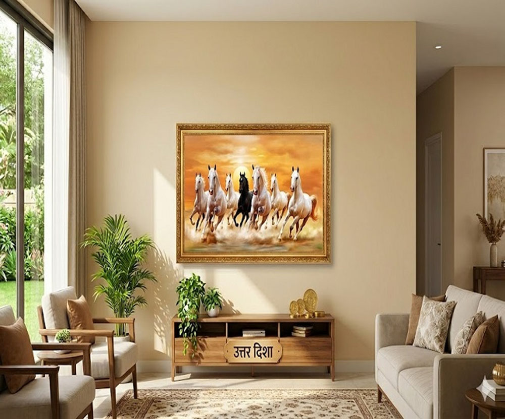 करियर में सफलता के लिए जानें 7 दौड़ते घोड़ों की फोटो लगाने की सही दिशा और वास्तु नियम