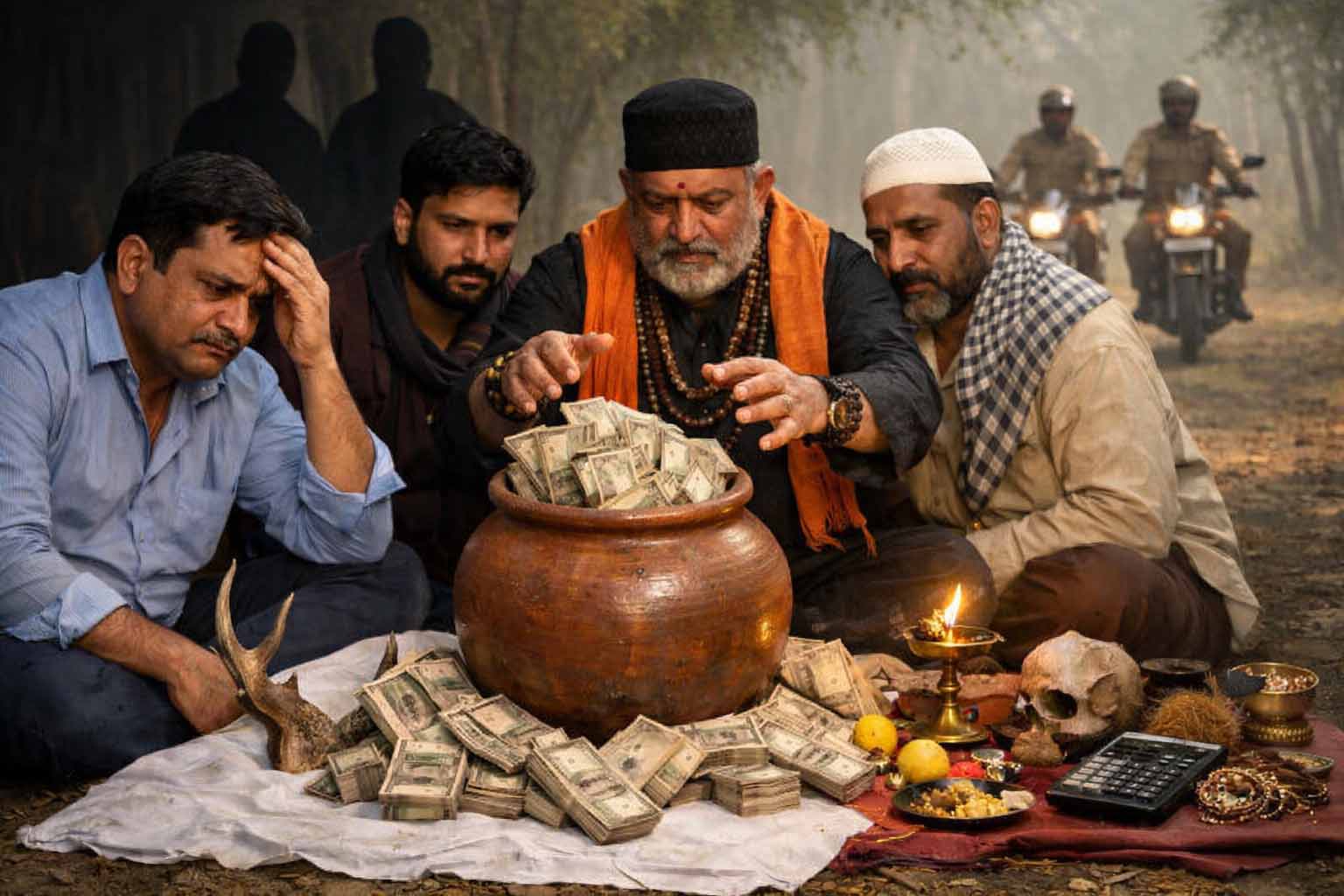 नोट बरसाने’ का ड्रामा, तांत्रिक बनकर गिरोह ने ऐसे लूटा शिकार