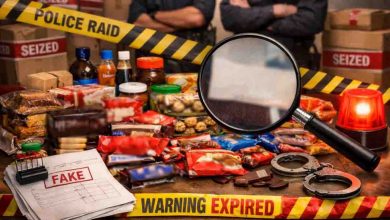 पुलिस ने स्टिंग ऑपरेशन में 900 किलो खराब खाद्य सामग्री जब्त की