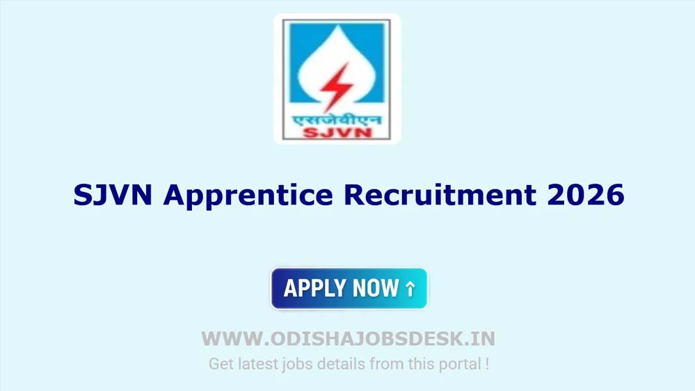 एसजेवीएन में अप्रेंटिस के 32 पदों पर भर्ती, आवेदन करने की आखिरी तारीख 27 अप्रैल
