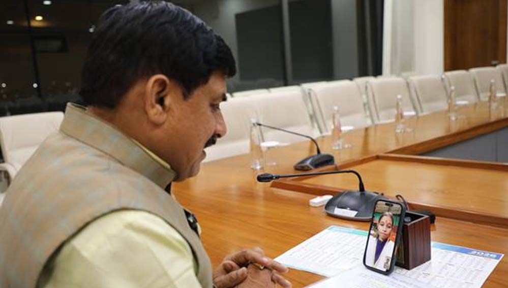 मुख्यमंत्री डॉ. यादव ने वीडियो कॉल पर दी कु. प्रतिभा सिंह को बधाई