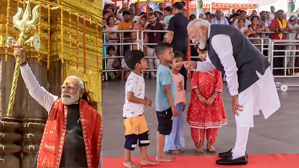 पीएम मोदी की काशी विश्वनाथ पूजा: त्रिशूल, डमरू और दमकता मंदिर—एक अद्भुत दृश्य